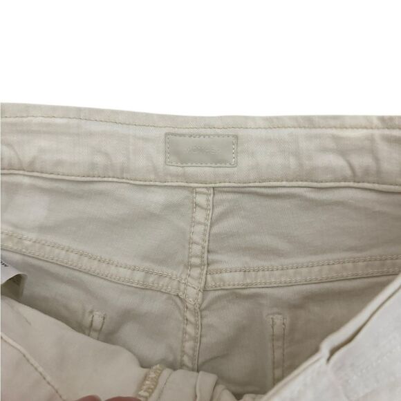 Mother The Tie Patch Looker Ivory Belt Jeans Denim - Picture 3 of 8